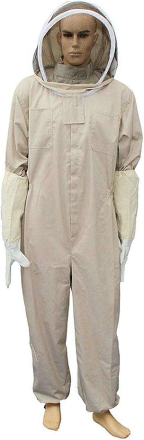 Combinaison D'apiculteur, Costume D'apiculture Professionnelle avec Gants & Protection, Combinaison Apicole pour Tout Le Corps, Anti Guêpes Équipement pour Apiculteurs. XXL