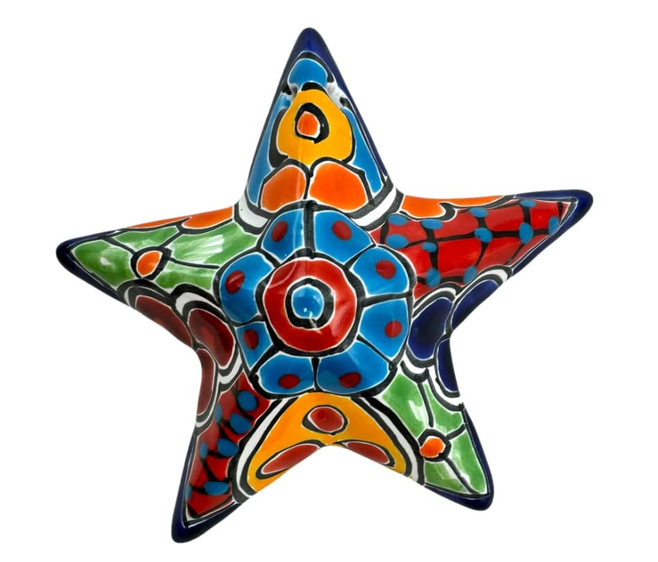 Talavera Star Pottery: Hand-Painted Mexican Folk Art Decor Talavera Star Pottery: Hand-Painted Mexican Folk Art Decor