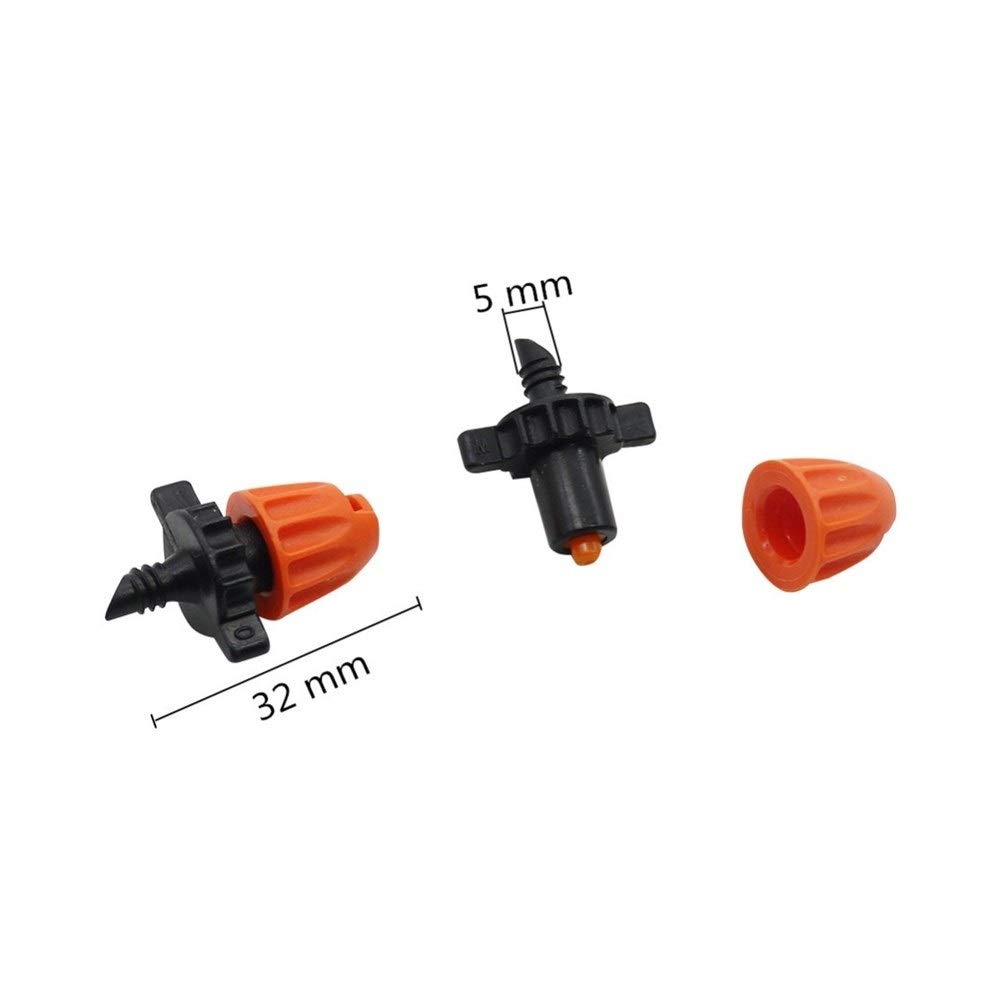 Xiaochen Annaffiatura del Giardino irrigazione del Prato in 500 Pz 4mm Discussione rifrazione ugelli 90 180 360 Gradi Striscia Spray Angles Sprinkler Giardino di irrigazione irrigazione Accessori