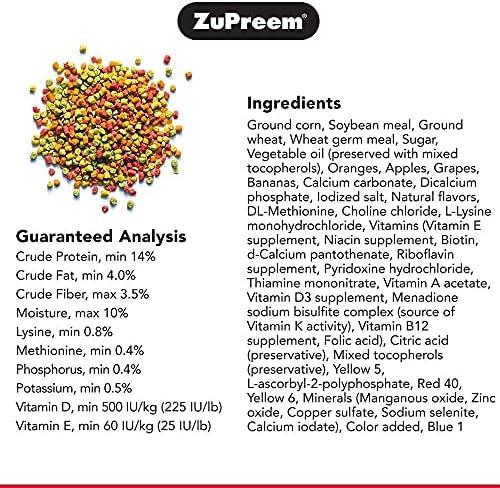 Zupreem Fruitblend Small Keet Food, 14-Ounce