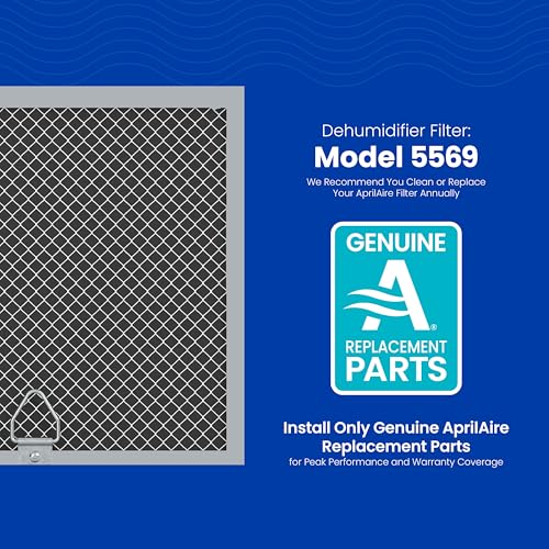 Image of AprilAire E130 Pro 130-Pint Whole-House Dehumidifier with Model 76 Control, Automatic On /Off, White