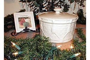 Longaberger Pottery Collection: Ivory Vitrified Pottery Covered Casserole Dish