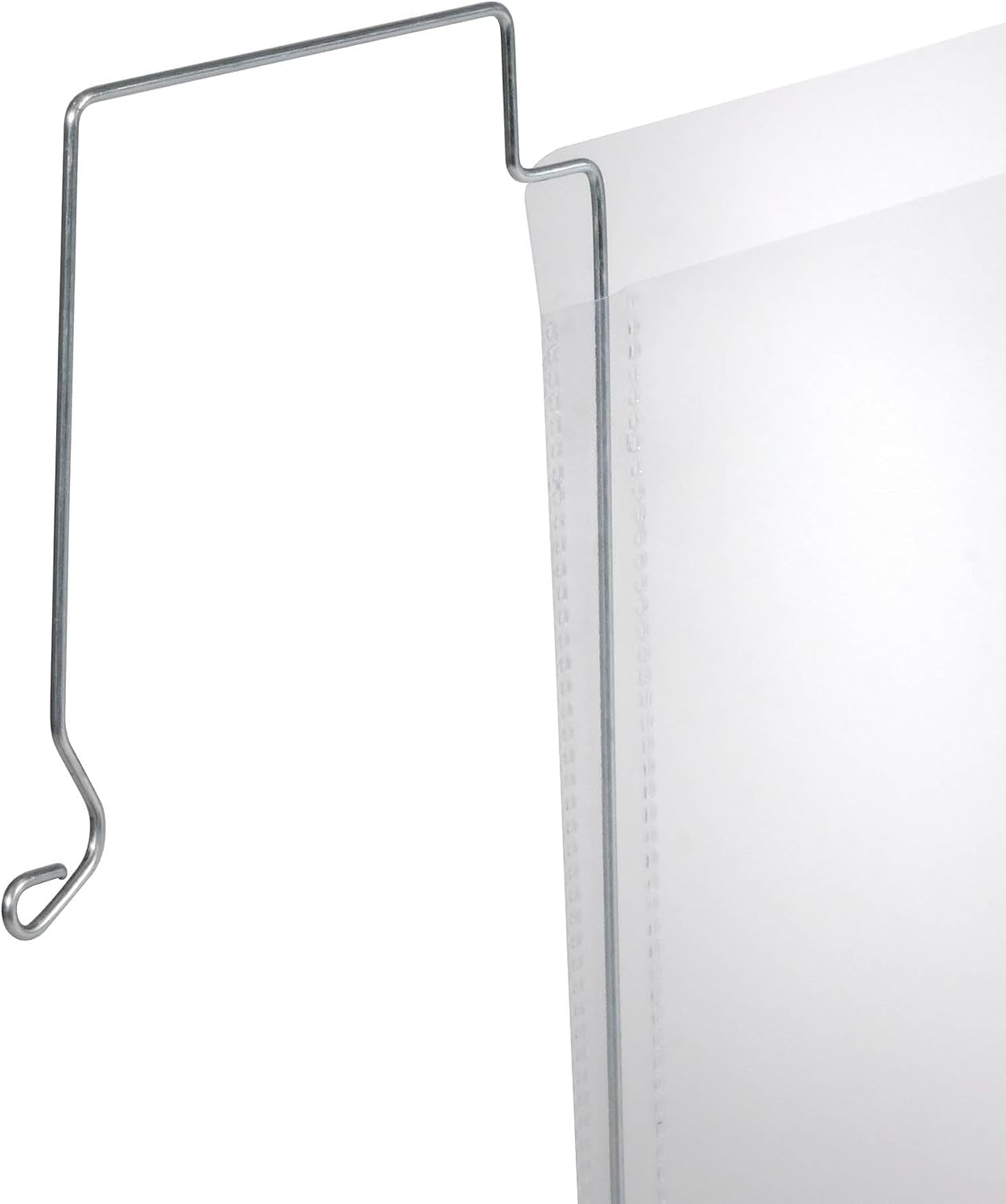 DURABLE - Pochettes A4 - Pochettes avec fil de suspension - Pour afficher dans les zones de producion et entrepôts - Fixation facile et sûre - Transparent - Boîte de 50 pièces - 118519