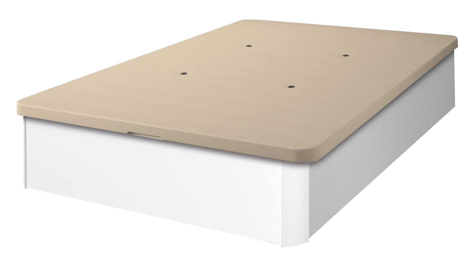 Canapé con Tapa 3D SHIITO Modelo Trevi 150x190 cm Blanco Almacenamiento