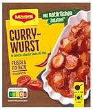 MAGGI Fix für Currywurst, Würzmischung, mit natürlichen Zutaten*, für 2 Portionen, 1er Pack (1 x 38g)