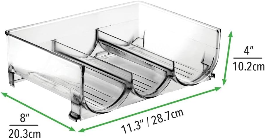 🔥 Hоt Dеаlѕ mDesign Plastic Free-Standing Water Bottle and Wine Rack Storage Organizer for Kitchen Countertops, Table Top, Pantry, Fridge - Stackable - Holds 5 Bottles Each, 8 Pack - Smoke Tint Prоmо 40% оƒƒ mDesign Plastic Free-Standing Water Bottle and Wine Rack Storage Organizer for Kitchen Countertops, Table Top, Pantry, Fridge - Stackable - Holds 5 Bottles Each, 8 Pack - Smoke Tint