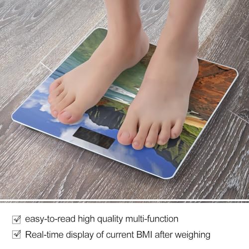 Báscula Digital de Baño VTCTOASY con Vidrio Templado miniatura 5