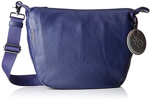 Mandarina Duck Women's Mellow Leather Shoulder Bag, dress blue, One size