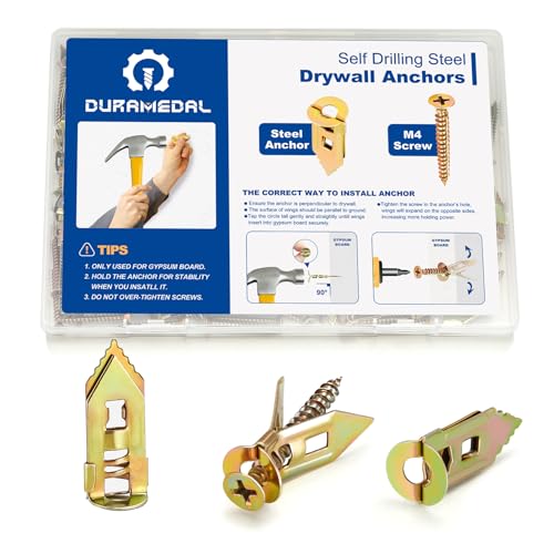 Self Drilling Drywall Anchors with Screws Kit