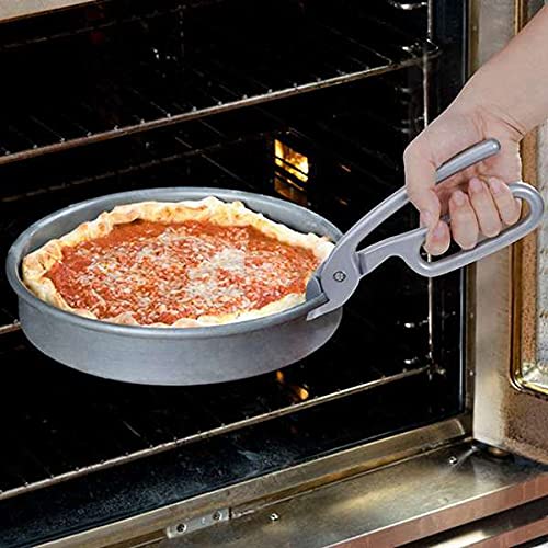 Pizza-Pfannen-Greifer Aus Aluminium, 20 X 15 Cm – Hitzebeständig, Rutschfest, Für Tiefe Bleche & Pizzerien