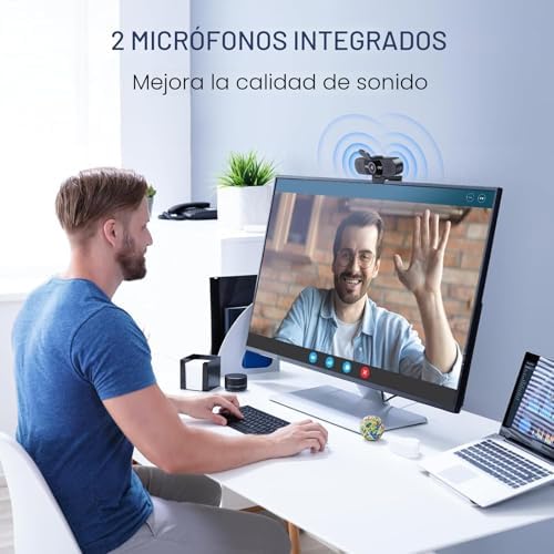 Miniatura 3 de EMEET C960 Cámara Web 1080P con 2 Micrófonos y FOV de 90°