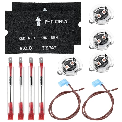 Image of RV Water Heater Thermal Cutoff Kit with ECO Thermostat Assembly Kit Replacement for Atwood 93866 91447 RV Camper Water Heater Tank