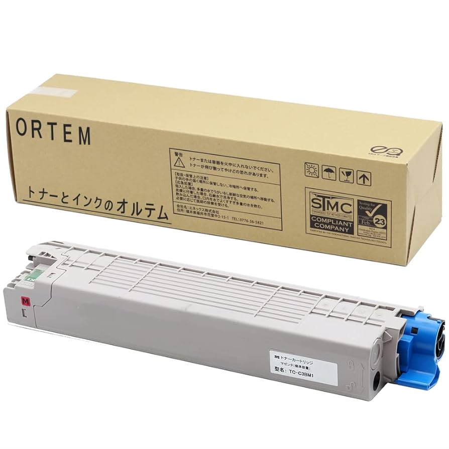 Amazon.co.jp: 【オルテム保証書同梱】OKI用 TC-C3BM1（マゼンタ