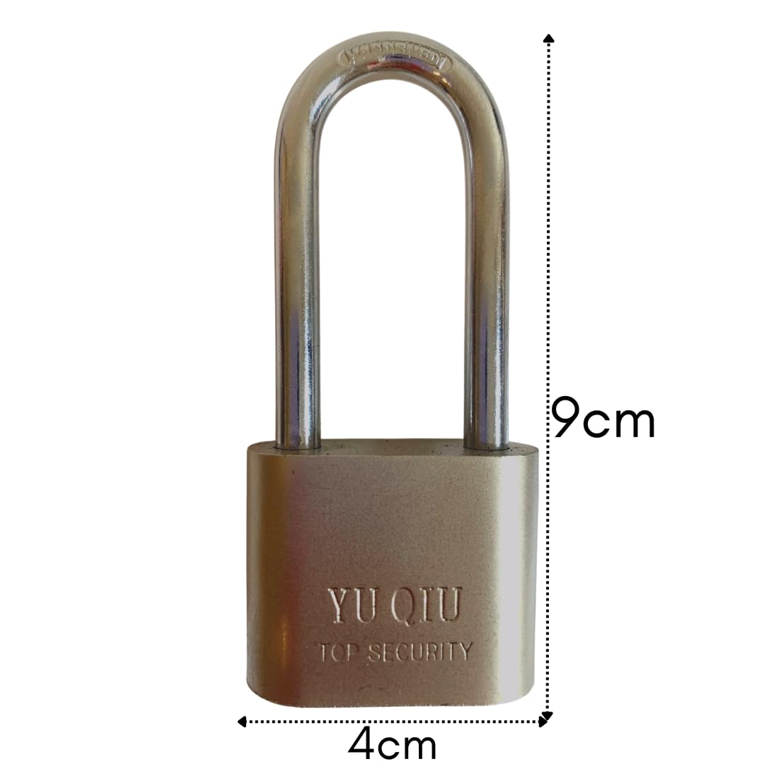 Cadenas Avec 4 Clés - Cadenas En Acier Massif Trempé - Protecteur Pour