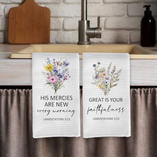 Toallas de cocina con versículo bíblico, el regalo cristiano ideal para mujeres 7