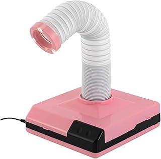SenhE Aspirador Polvo Laboratorio Dental 60W, con Cuello Ajustable y Filtro Reutilizable, Bajo Ruido, Ideal para Salón de Manicura y Uso Doméstico
