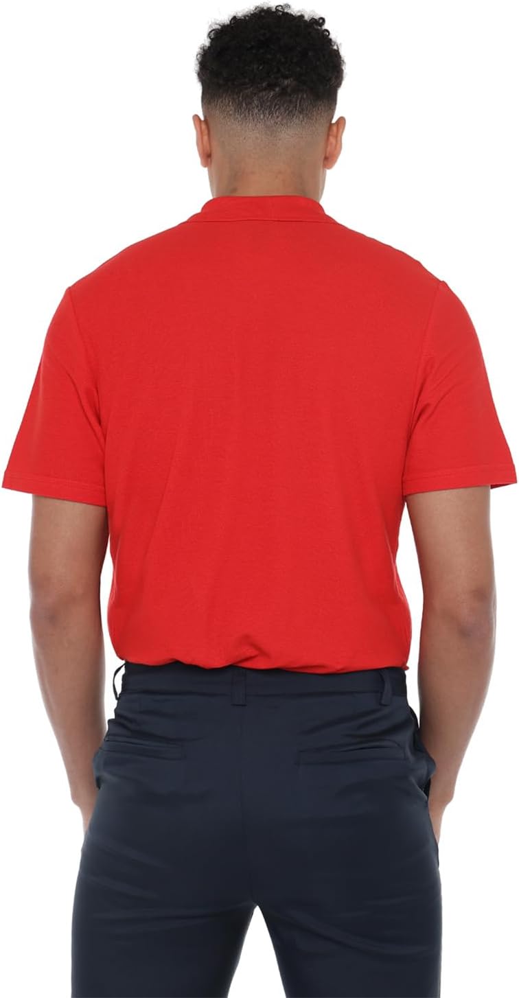 Official NCAA Men's 100% Cotton Knit Polo Short Sleeve Shirt Primary Mark Collection
