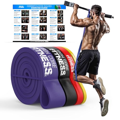 4 Set Widerstandsbänder Krafttraining, Pull Up Band, Klimmzugband, Widerstandsband, Fitnessbänder Klimmzug, Trainingsband, Gymnastikband, Fitnessband, Sport Bänder, klimmzug bänder, Qualität Klimmzug