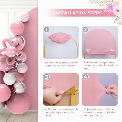 Set de 3 Fundas Babenest para Arco de Boda Dusty Pink miniatura 6