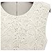 OFTEN- Women's Sexy Chic Lace Shirt Fashion Sleeveless Blouse Medium White