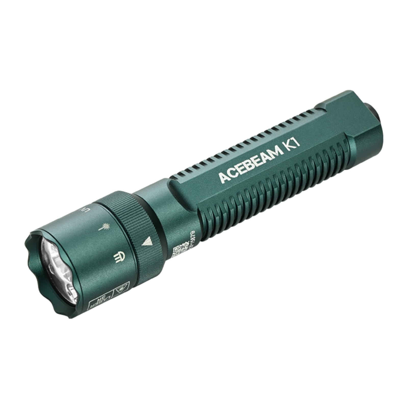 ACEBEAM K1 Torcia EDC AA ricaricabile con fascio verde, UV e LED bianco combinati, torcia led potente professionale 1000 lumen, torcia piccola a tripla fonte per emergenze, campeggio, casa