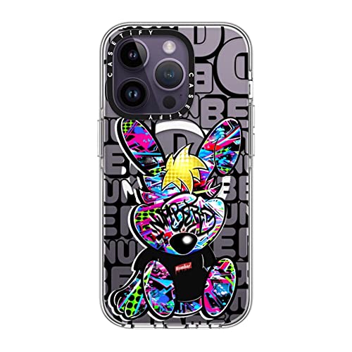 CASETiFY �N���A iPhone 14 Pro �P�[�X [���΂݂ɂ����f��/2m����̗����������N���A/MagSafe �ɑΉ�] - PunnyD-SbyD