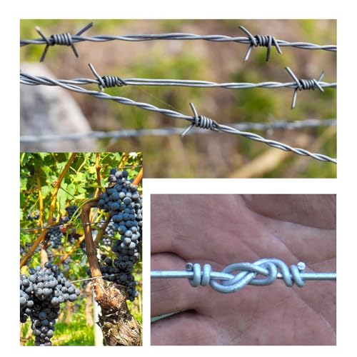 Lwuey Rebar Bindedraht, 110m 0,8mm 4 Rollen Stahl Tie Wire Bewehrungsdraht Spule Automatische Bewehrung Bindemaschine Edelstahl Draht Weicher Stahldraht Stahlbinder Verbinder Schweißdraht