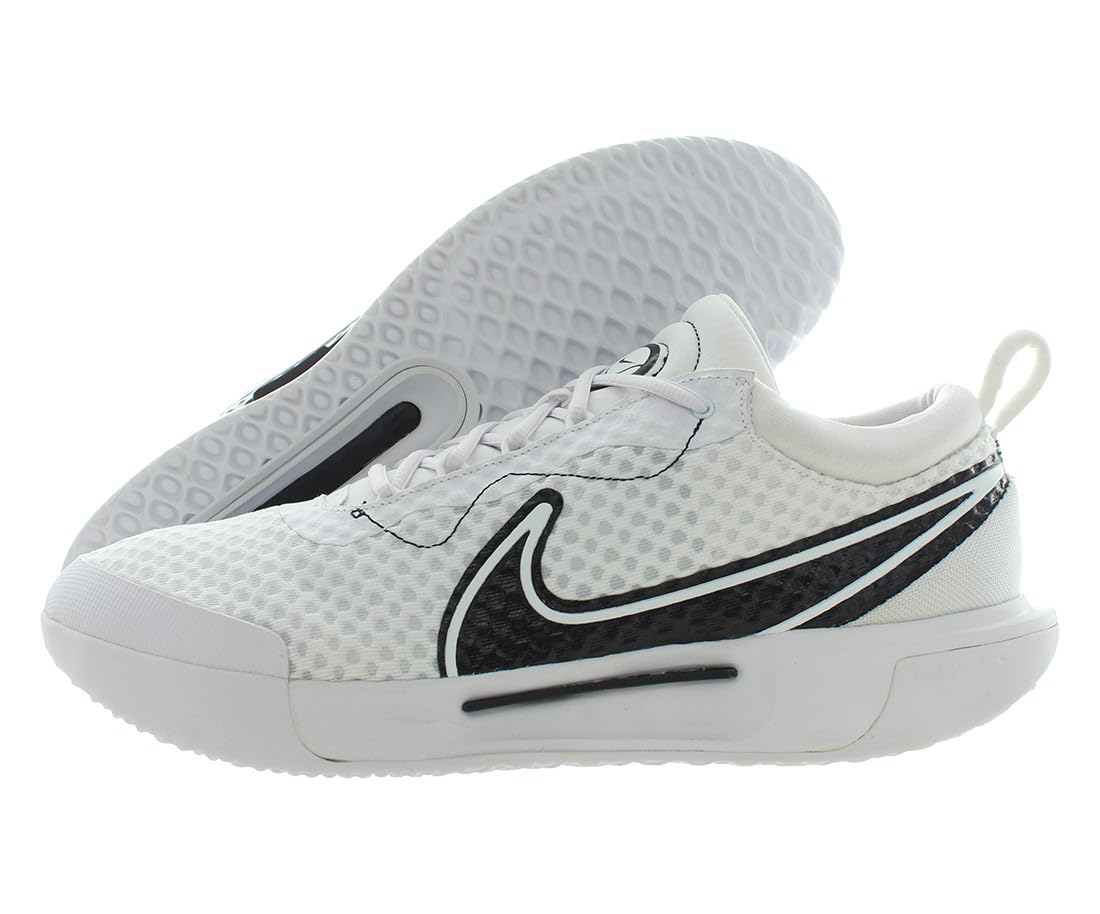Nike ZooCourt Pro Hc Mens Shoes Size 14, Color: White/Black/University Blue-White