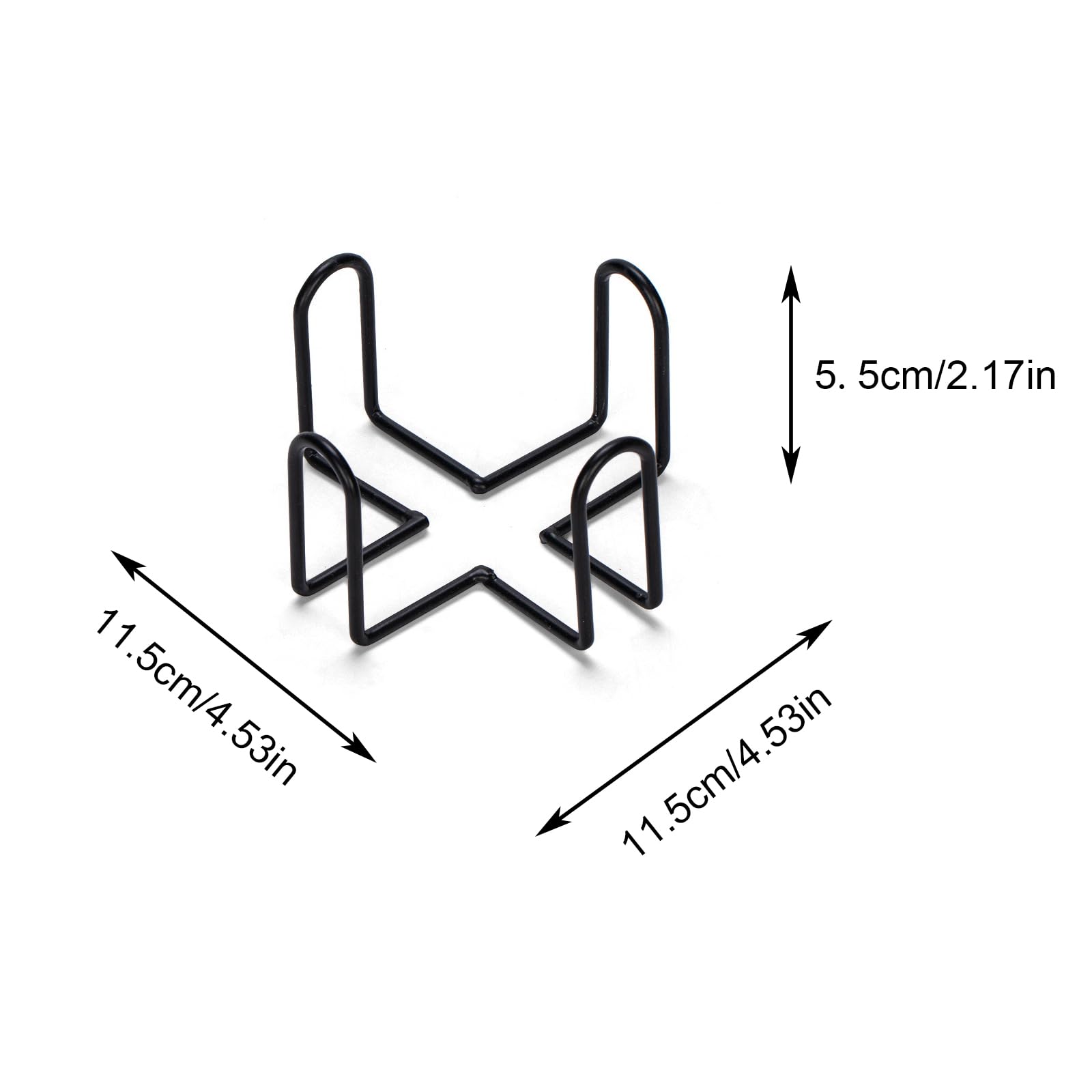 Posavasos Soporte de Metal 2 Piezas, Hierro Colocación Vajilla para Cocina y Sala