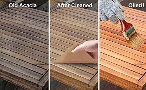 Miniatura 3 de Interbuild - Aceite de cera dura, 8.45 onzas, nogal oscuro, 100% libre de compuestos orgánicos volátiles (COV), sellador y tinte para madera apto