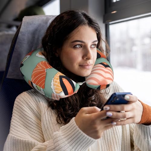 Almohada cuello en U espuma viscoelástica tamaño único miniatura 6