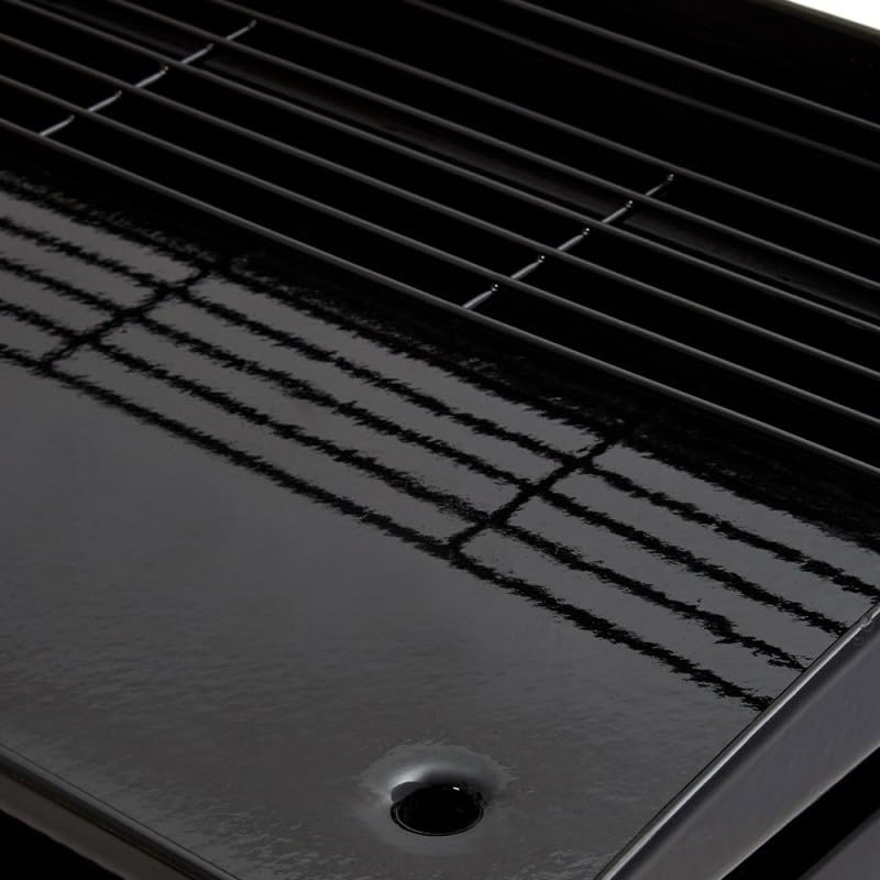 BRASERO BY FAVEX - Plancha Silvia IIG 3 Feux - Plaque fonte émaillée 6 mm Fabriquée en France - 7,5 kW - Surface de cuisson 67 x 34 cm - Jusqu'à 10 convives - Noir