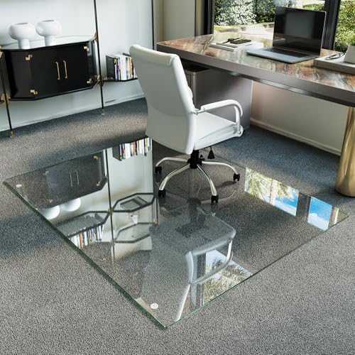 Image of Koonmi 48 inch x 60 inch Office Chair Mat for Hardwood Floors & Carpets