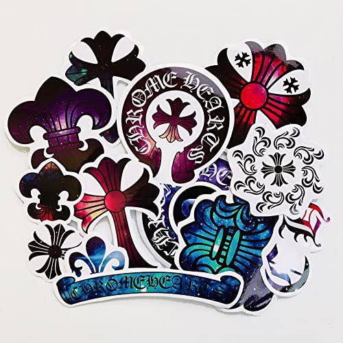 Chrome hearts ブック　ステッカー　CD ポスター Buy Gadgets wrap New13Pcs/Lot Japan Starry Sky Chrome Hearts DIY