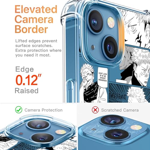 Coque iPhone 15 Pro Max transparente anime pour pr&eacute;venir les bris - 7