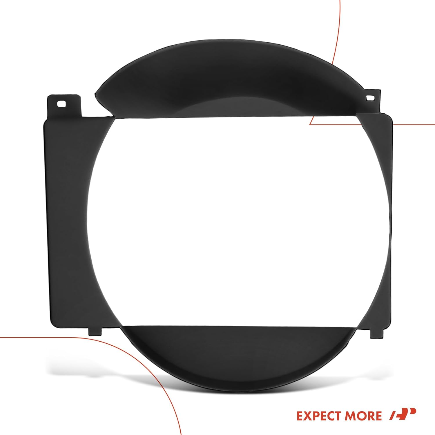A-Premium Engine Radiator Cooling Fan Shroud Compatible with Jeep XJ Series Cherokee 1987/1997-2001 4.0L, Wagoneer 1987 4.0L 4.6L