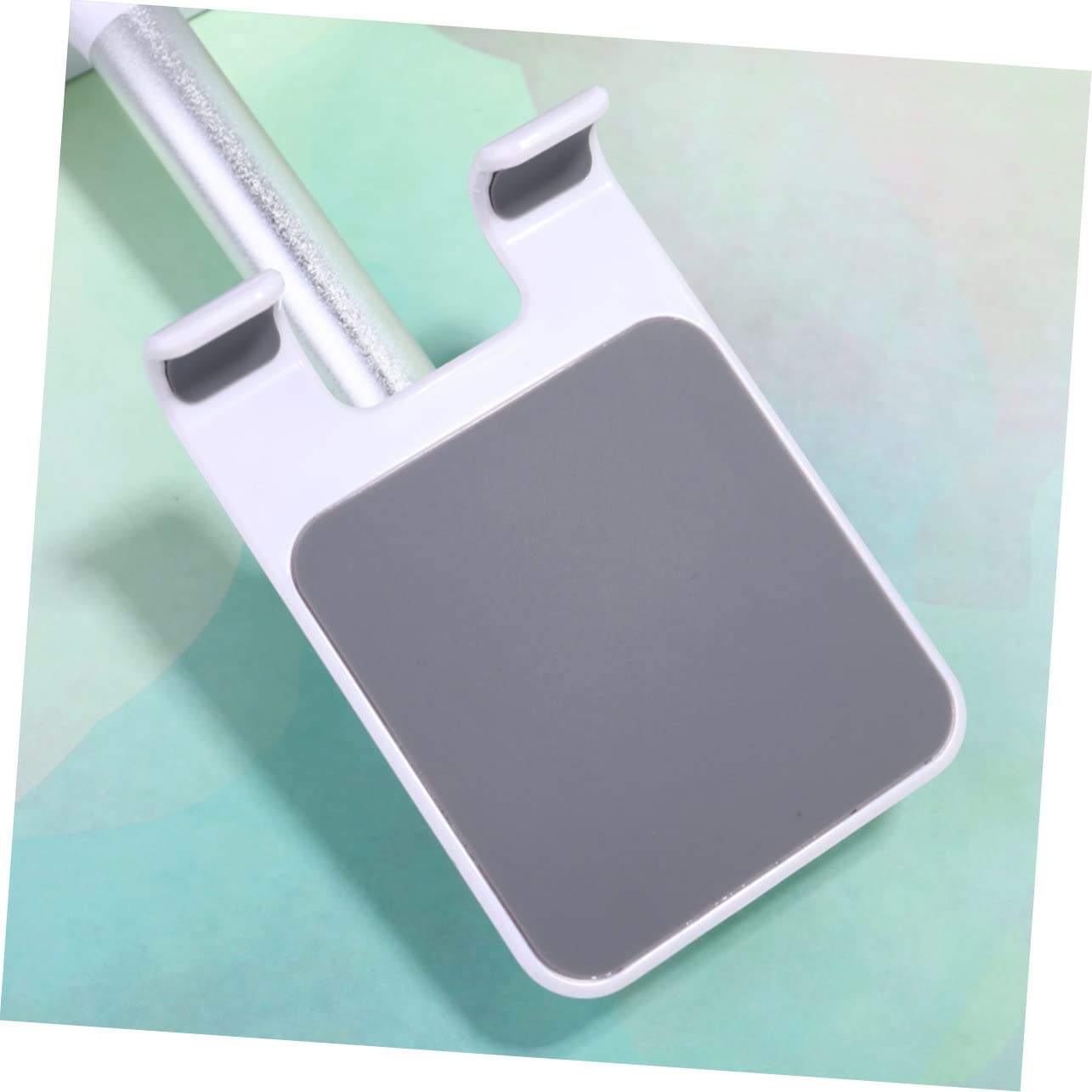 PartyKindom 2pezzi Supporto Per Smartphone e Tablet Da Scrivania Staffa Telescopica Per Videochiamate e Visione Bianco
