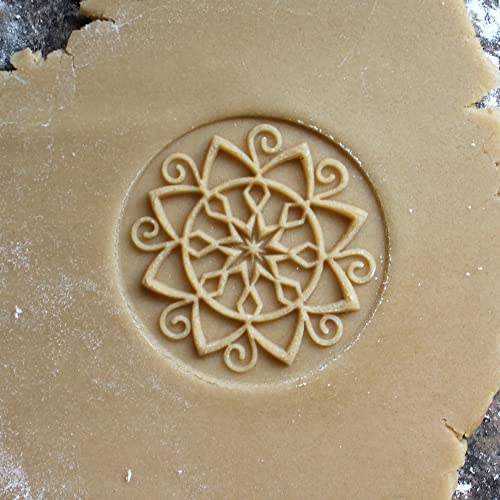 Fun Food Tools, Large Wood Cookie Stamp, 3.1 Inch (Holiday Star Cs8-006) #TOP2