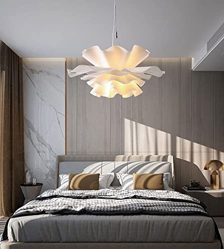 Lustre à fleurs LED moderne 40cm suspension E27 de plafond