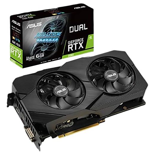ASUS GeForce RTX 2060 Advanced Overclocked 6G GDDR6 Dual-Fan EVO Edition VR Ready HDMI DisplayPort DVI Graphics Card (DUAL-RTX2060-A6G-EVO)