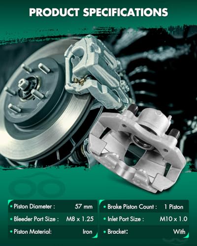 Image of SCITOO - Front Right Disc Brake Caliper Assembly with Bracket For Ford For Focus 2004 2005 2006 2007 18B4949
