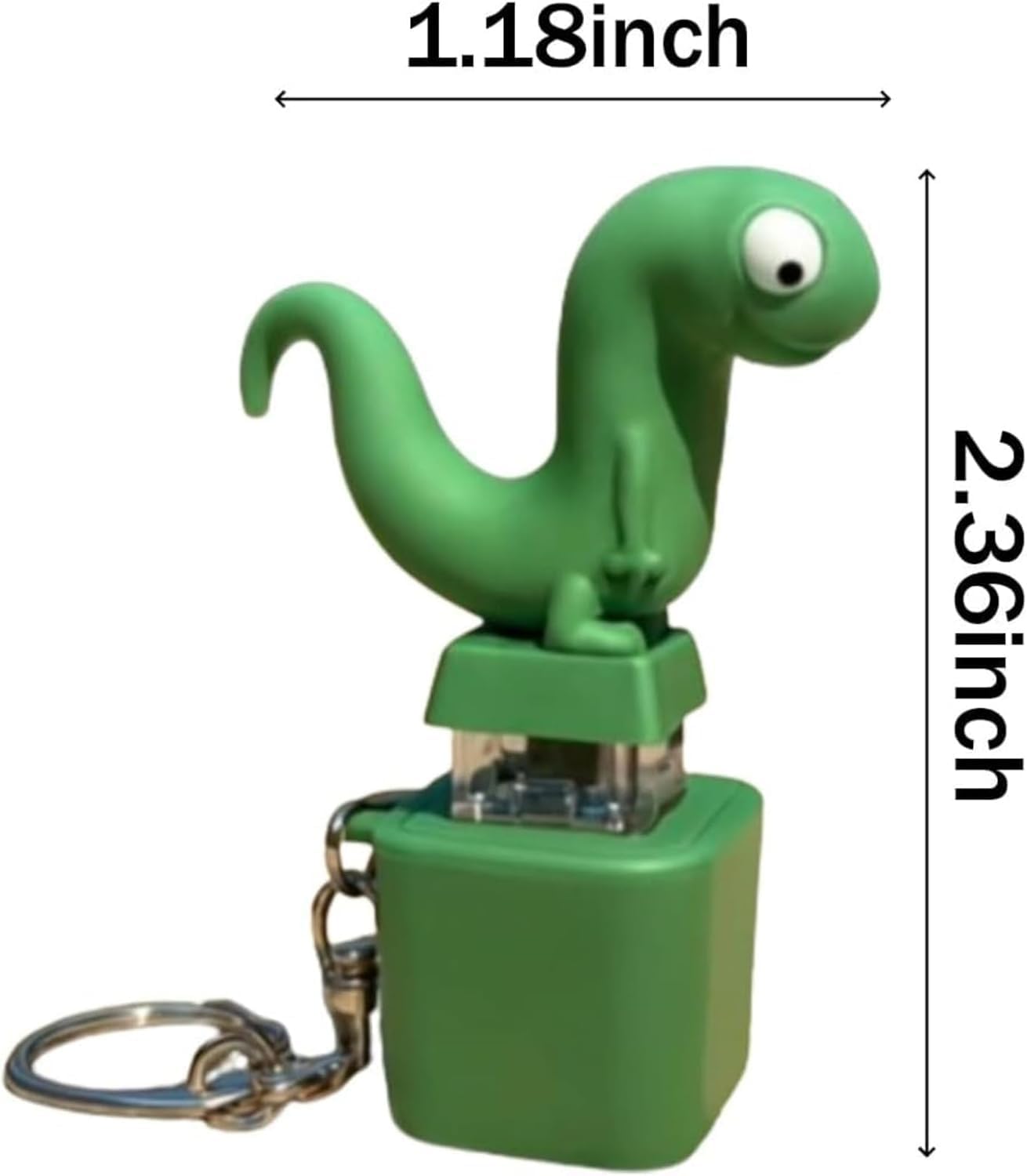 Lizard Button Keychain, Upgraded Fun Lizard Keychain Sound Lizard Keychain Sound Button, Adults Fidget Keyboard Clicker Rechargeable Keychains with Colorful Lights (Style A 2Pcs)