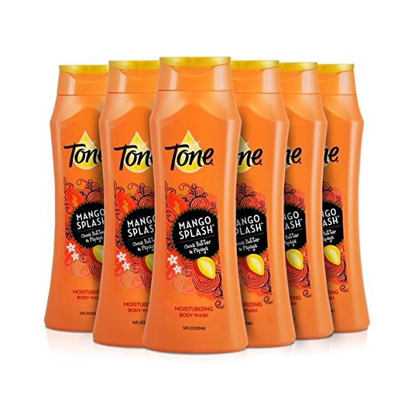 Tone-Body-Wash-Mango-Splash-18-Ounce-Pack-of-6 Tone Body Wash, Mango Splash,18 Fl Oz (Pack of 6)