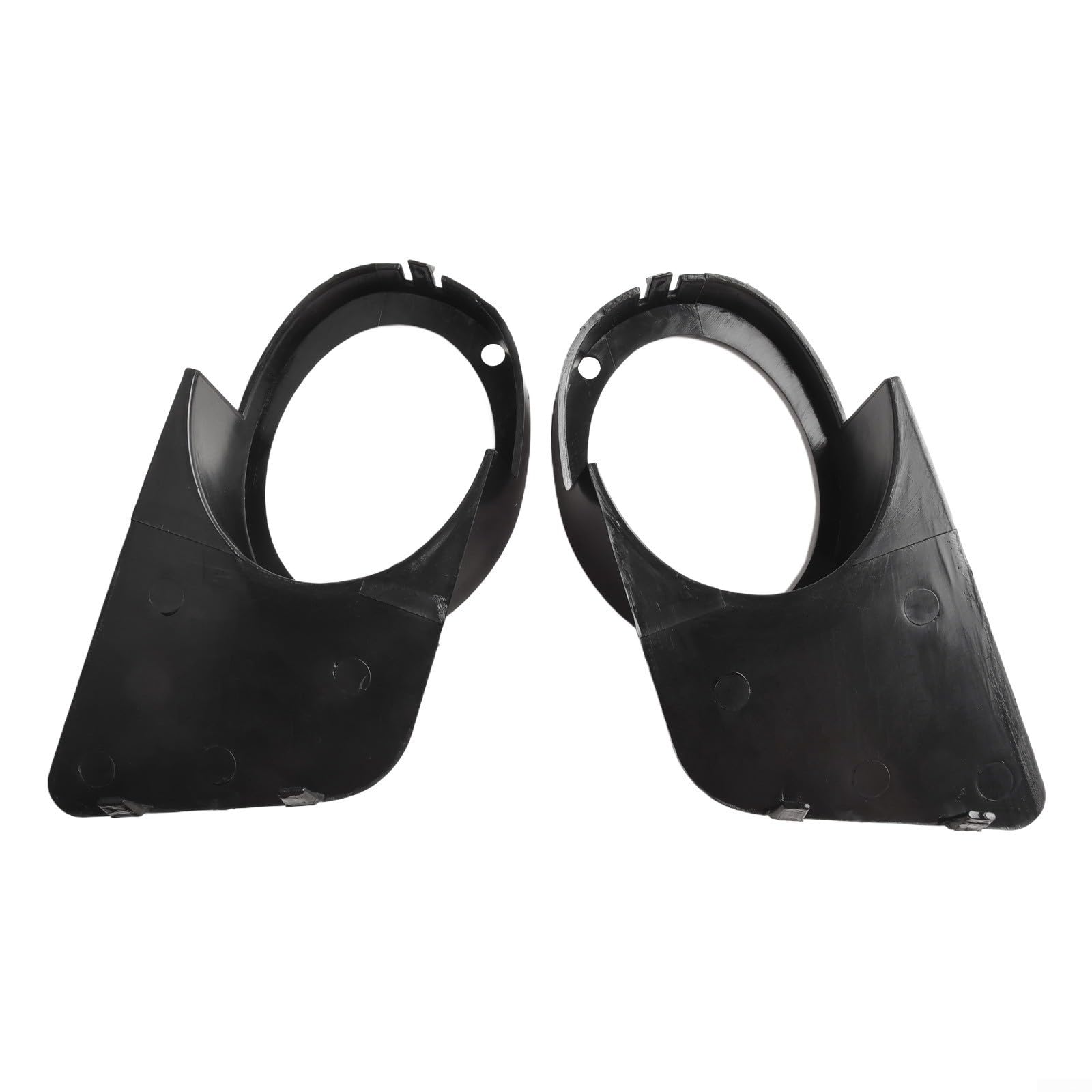 Paire de cache-feux antibrouillard avant E39 M5 1999–2003 5.0L V8 GAS DOHC noir ABS plastique OE 51112496283 51112496284