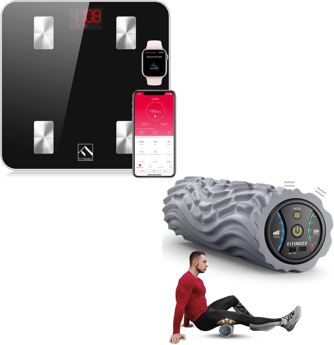 FITINDEX Scale and Foam Roller