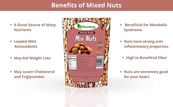Mixed Nuts in Shell 1kg (Contains Walnut, Hazelnuts, Pecan Nuts, Almonds)