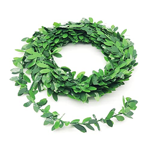 ALLY-MAGIC Garland Foliage Green Leaves 7.5m Artificial Flower Vines Garland Greenery Fake Ivy...