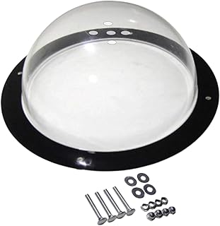 MagiDeal Dog Fence Window Clear Doggie Fence Window 12.4 inch Acrylic View Dome for Patio, Garden, Backyard, Satisfying Curious Pets, Cat House