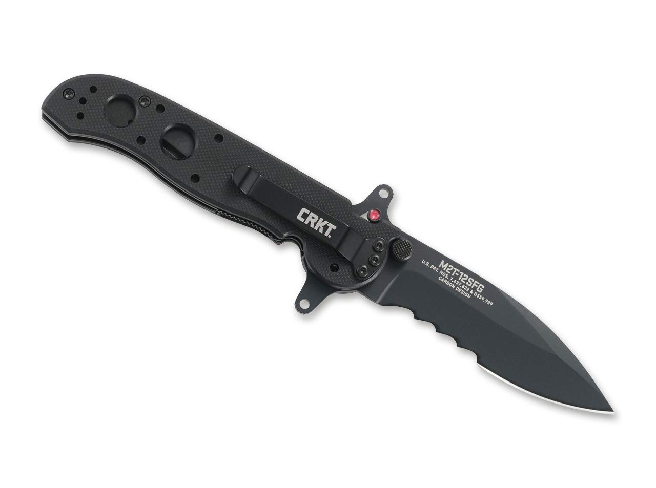 CRKT Unisex – nóż kieszonkowy M21-12SFG dla dorosłych, czarny, 19 cm