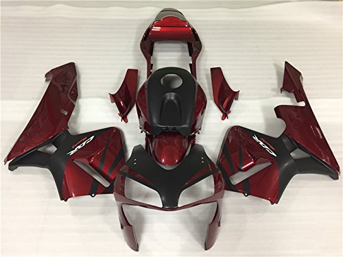 Red Black ABS Injection Mold Plastic Bodywork Fairing Fit for Honda 2003 2004 CBR600RR F5 aa13